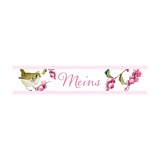 Этикетка тканая "Meins" 16*75мм, 100% полиэстер, Acufactum Ute Menze, 35237