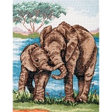 Купить недорого   Набор для вышивания Anchor "Elephant" 23*18см, MEZ Венгрия, PCE963  в интернет магазине Фэмили хобби