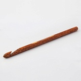 Крючок для вязания "Ginger" 4,5/15см, ламинированная береза, коричневый KnitPro, 31244