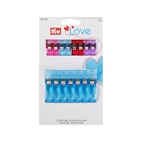Серия "Prym Love" - Прищепки для работы с тканями, длина 2,6см и 5,5см, Prym, 610182