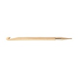 Крючок для вязания тунисский съемный "Bamboo" 6мм/15,5см, японский бамбук, KnitPro, 22527