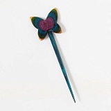 Застежка фибула, серия Flora - Бабочка, длина 16см, ламинированный бук, KnitPro, 20934