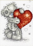 Купить недорого   Набор для вышивания Anchor "Hearts" 11*8см, MEZ, TT02  в интернет магазине Фэмили хобби